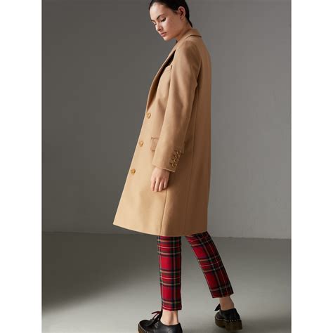 burberry prorsum camel coat|Wool Cashmere Tailored Coat in Camel .